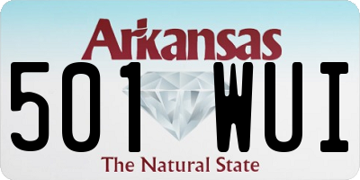 AR license plate 501WUI