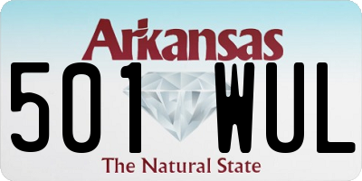 AR license plate 501WUL
