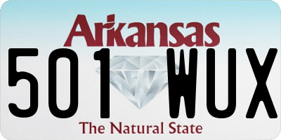 AR license plate 501WUX