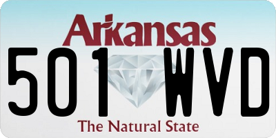 AR license plate 501WVD