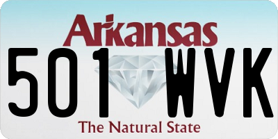 AR license plate 501WVK