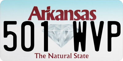 AR license plate 501WVP
