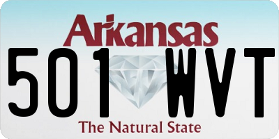 AR license plate 501WVT