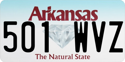 AR license plate 501WVZ