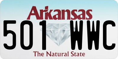 AR license plate 501WWC