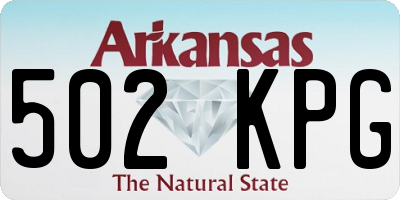 AR license plate 502KPG