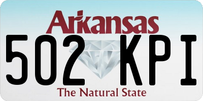 AR license plate 502KPI