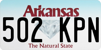 AR license plate 502KPN