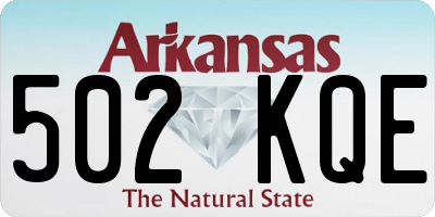 AR license plate 502KQE