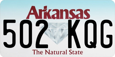 AR license plate 502KQG