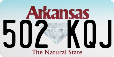 AR license plate 502KQJ