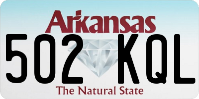AR license plate 502KQL