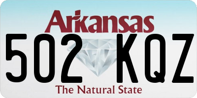 AR license plate 502KQZ