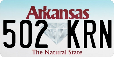 AR license plate 502KRN