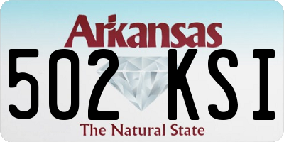 AR license plate 502KSI