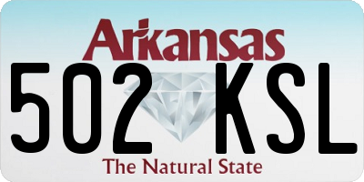 AR license plate 502KSL