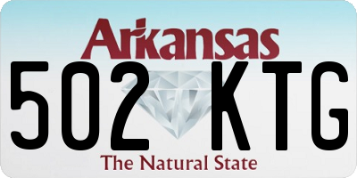 AR license plate 502KTG