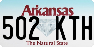 AR license plate 502KTH