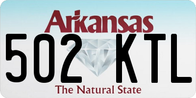 AR license plate 502KTL