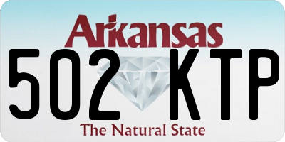 AR license plate 502KTP
