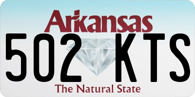 AR license plate 502KTS