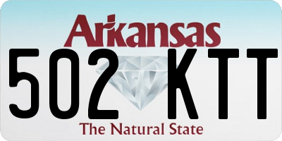 AR license plate 502KTT