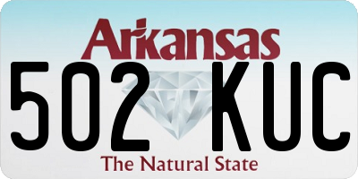 AR license plate 502KUC