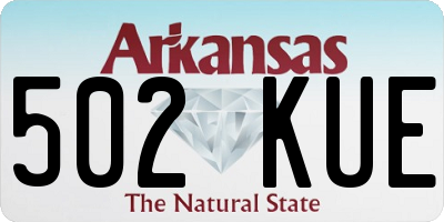 AR license plate 502KUE