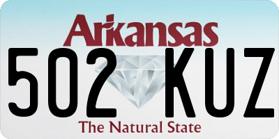 AR license plate 502KUZ