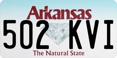 AR license plate 502KVI