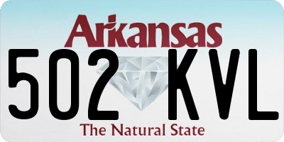 AR license plate 502KVL