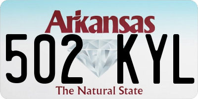 AR license plate 502KYL