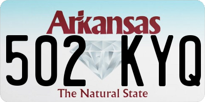 AR license plate 502KYQ