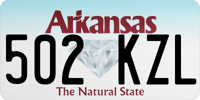 AR license plate 502KZL