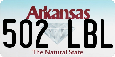 AR license plate 502LBL