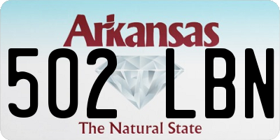 AR license plate 502LBN