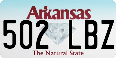 AR license plate 502LBZ