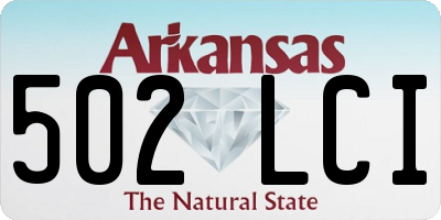 AR license plate 502LCI