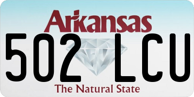 AR license plate 502LCU