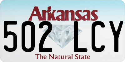 AR license plate 502LCY