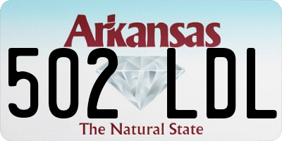 AR license plate 502LDL