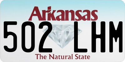AR license plate 502LHM
