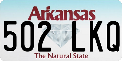 AR license plate 502LKQ