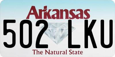 AR license plate 502LKU