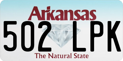AR license plate 502LPK