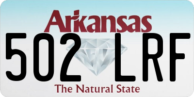 AR license plate 502LRF
