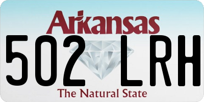 AR license plate 502LRH