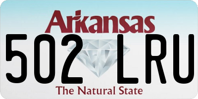 AR license plate 502LRU