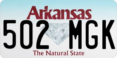 AR license plate 502MGK