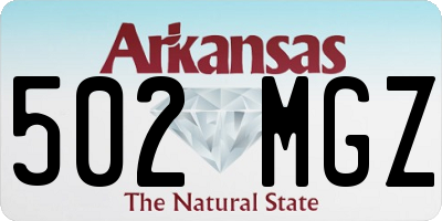 AR license plate 502MGZ